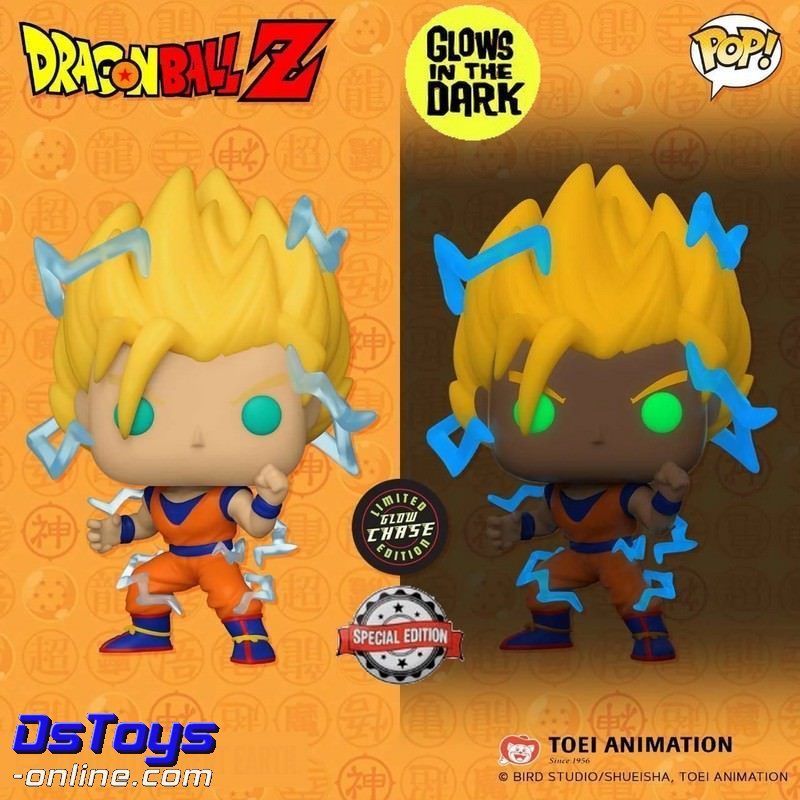 Goku Super Saiyajin 2 Chase Glow Exclusivo - Funko Pop Animation: Dragon  Ball Z