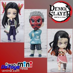 SET Nezuko Kamado Demon Form Advancing Ver. +  Kanae Kocho + Sakonji Orokodaki - DEMON SLAYER - Figuarts mini