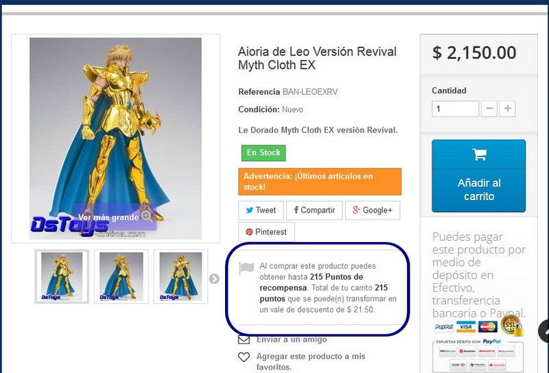 Puntos Recompensa 1